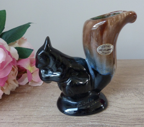 Vase écureuil vintage - , en