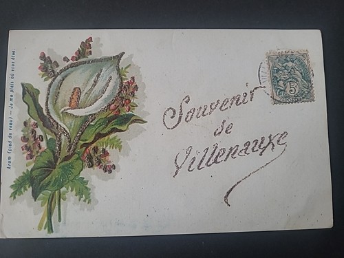 Cpa souvenir villenauxe - de,