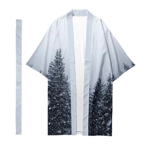 Hommes long yukata habillage - long,