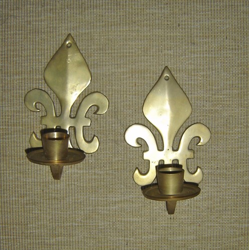 Paire bougeoirs en - paire,