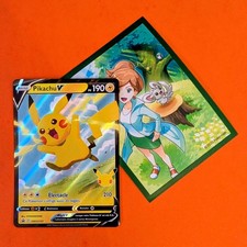 Carte Pokémon - Pikachu V (SWSH143) - Black Star - NM avec sleeve - Voir photos