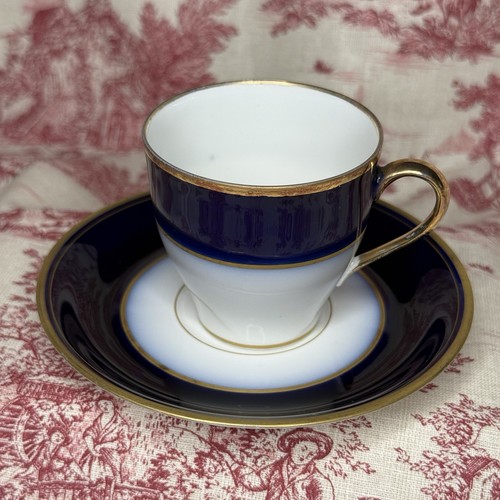 Tasse soucoupe limoges g - soucoupe, w.g