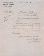 75 PARIS raffineur LEBAUDY