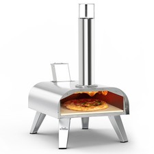 BIGHORN Four à pizza des granules de bois avec pieds pliables italienne portable