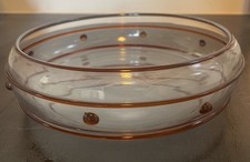 Coupe En Cristal Signée St Louis Art Verrier Paul Nicolas Verre Art Déco 20 Cm