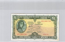 Irlande 1 Livre 30.9.1976 n° 46L082738 Pick 64d