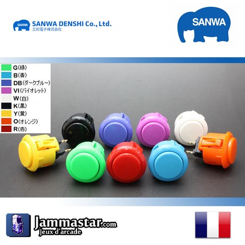Boutons arcades - x5, x8