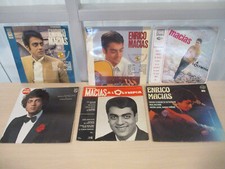 ENRICO MACIAS  LOT 12 disques vinyles  STUDIO LIVE COMPILATIONS LP 33 Tours