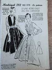 ANCIEN PATRON MADRIGAL N° 282