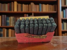 Ancien poinçon à frapper vintage marque Ancienne outil rétro pour collectionneur