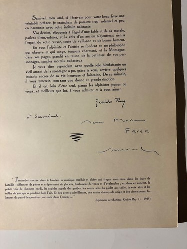 Samivel dedicacé alpinisme - samivel, -alpinisme