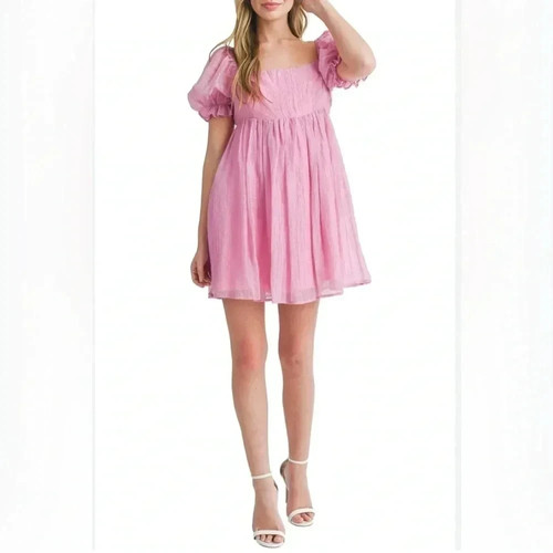Lush the pink dress - lush, babydoll