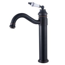 Robinet Lavabo Rétro Noir