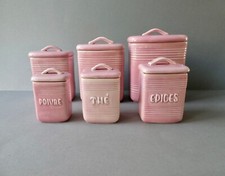 6 pots de cuisine, à épices