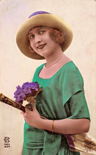 Belle jeune femme chapeau - belle,