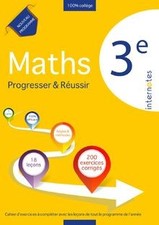 Maths 3e - Progresser