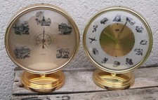 VINTAGE RÉVEIL ET BAROMÈTRE