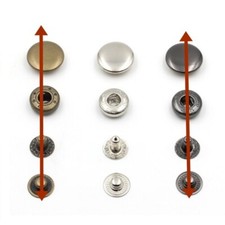 Boutons pression 10 sets en