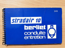 Berliet Stradair 10, livret conduite et entretien, notice de 1966, brochure