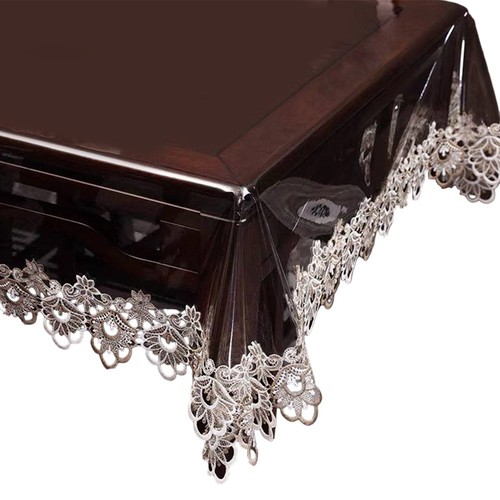 Nappe transparente pour - , bord