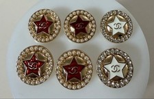 Lot de 6 boutons vintage