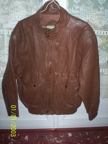 Blouson cuir homme - cuir,