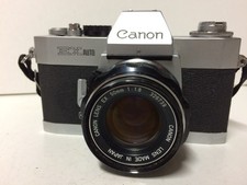 APPAREIL PHOTO CANON EX AUTO QL AVEC OBJECTIF CANON LENS EX 50 mm 1:1.8