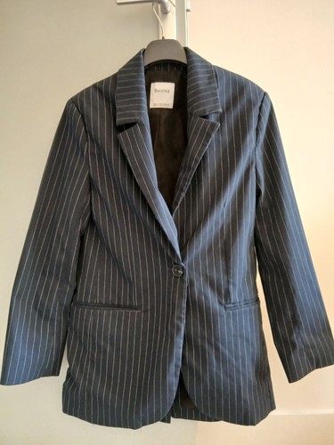 Bershka blazer femme bleu
