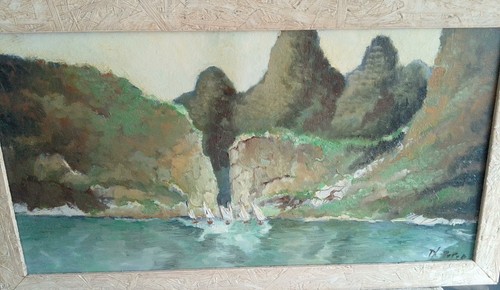 Tableau peinture huile - tableau,