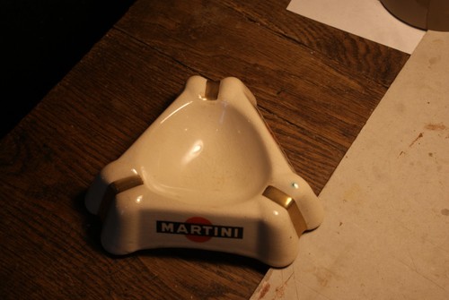 Cendrier martini ancien - cendrier,