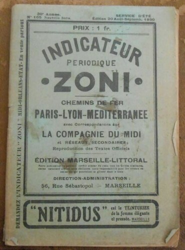 Indicateur périodique zoni - indicateur,