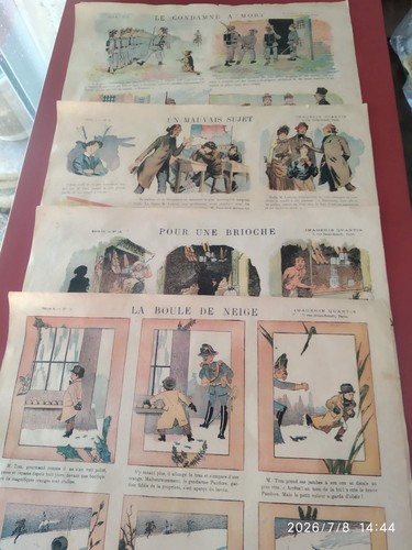Lot planches imagerie - lot, de