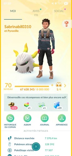 Compte pokemon avec - compte,