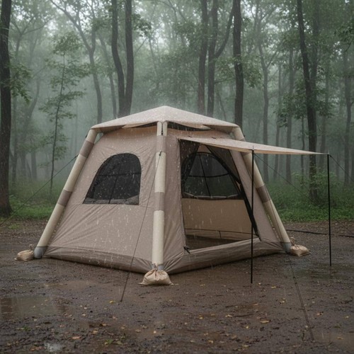 Tente camping gonflable - de,