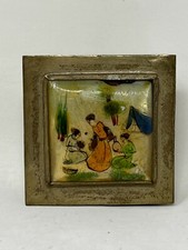 Boite Pilulier Nacre Peinte