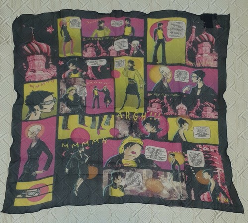 Foulard carré en mousseline - foulard, /