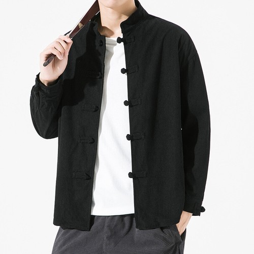 Hommes velours chemise levé - velours,