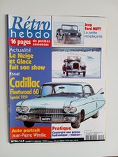 RETRO HEBDO n°94 CADILLAC FLEETWOOD 60 SPECIAL 1959-JEEP FORD MUTT M 151 A2