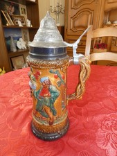 Bock Chope à bière En grès