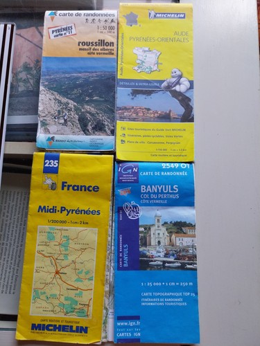 Lot cartes routieres ign - 4,