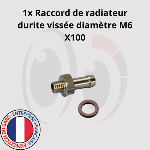 Raccord pour radiateur durite