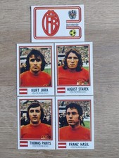 Panini Munich 74 équipe complète AUTRICHE reprint copy