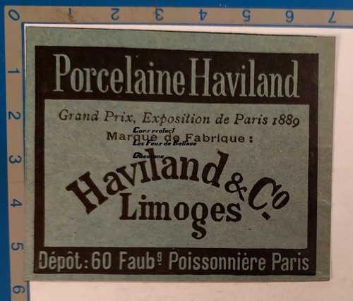 Porcelaine haviland limoges - porcelaine,