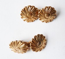 Boutons Manchette OR massif