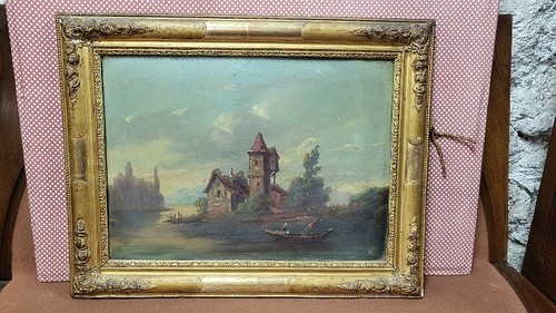 Tableau peinture huile sur - peinture,