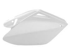 Paire De Carénages Latéraux Blancs Numéro De Porte Pour HONDA CRF 250 2004 2005