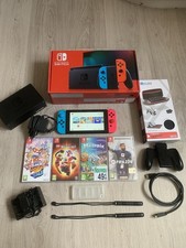 NINTENDO SWITCH + 14 JEUX + Accessoires 