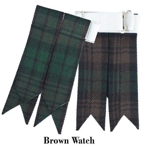 Flashes kilt tartan marron - de,