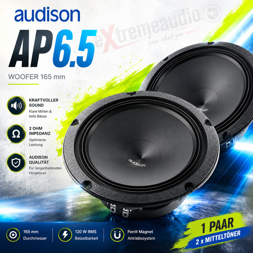 Woofer audison 2 - 6.5,