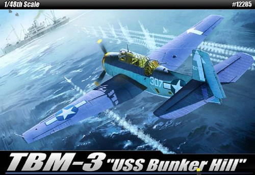 Tbm uss bunker hill - tbm-3,